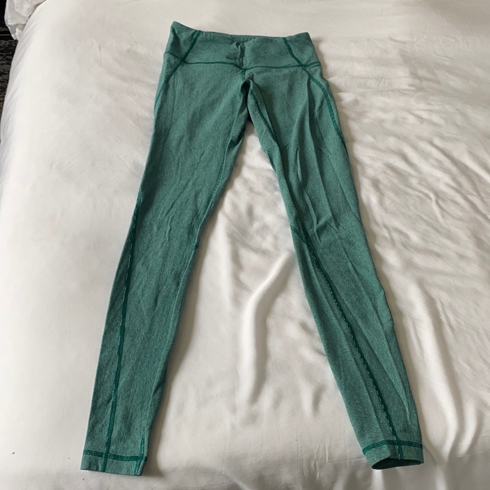 Green Lululemon Leggings